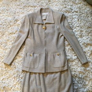 St John Starburst Knit Suit